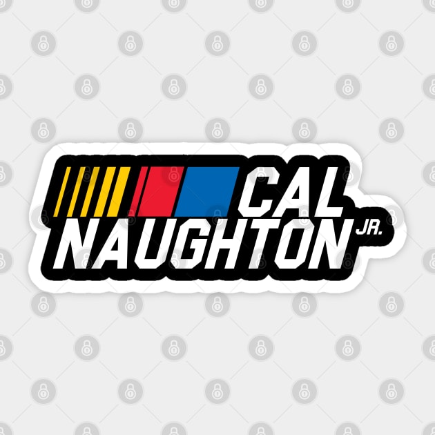 Cal Naughton Jr. Sticker by darklordpug